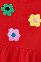 Flower-Embroidered Dress